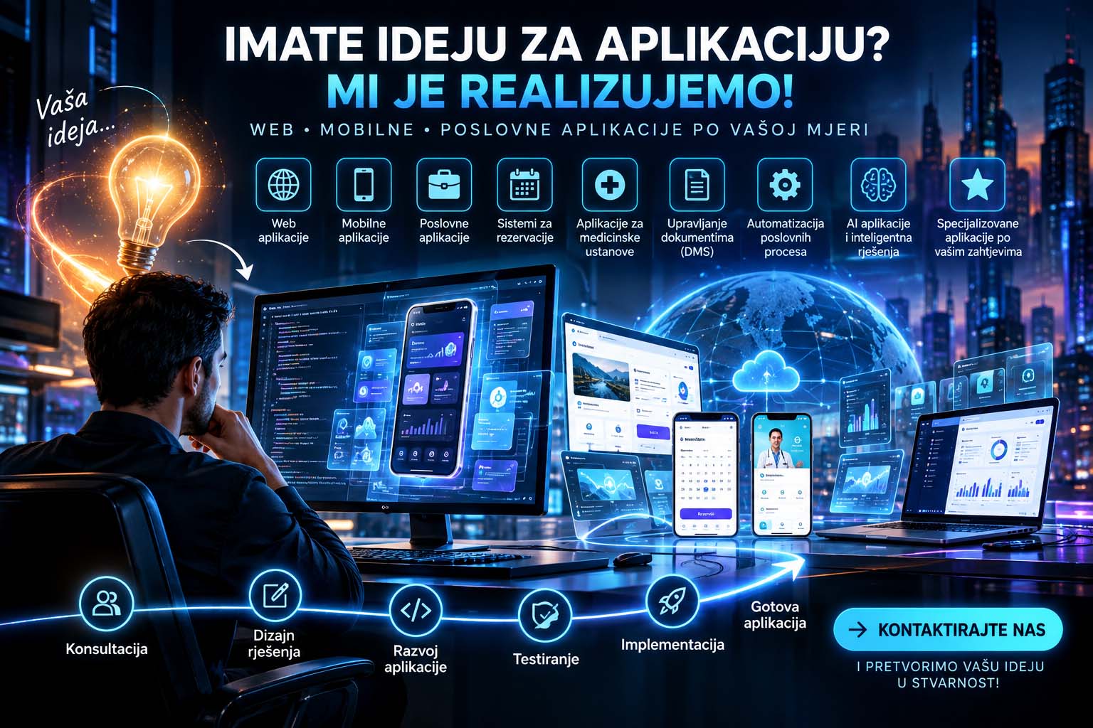Do you have an idea for an app? We'll make it happen!”